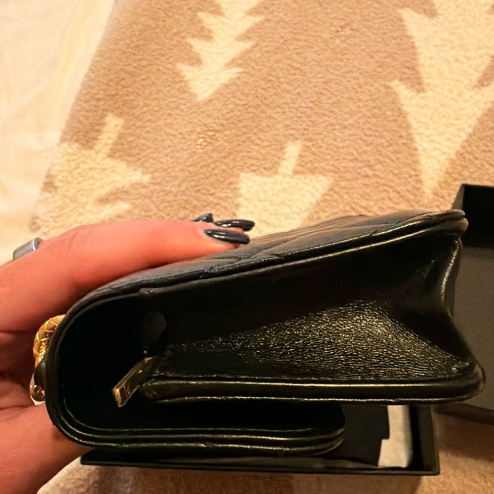 Chanel Black Quilted Mini Bag with Gold Chain - Picture 11 of 11